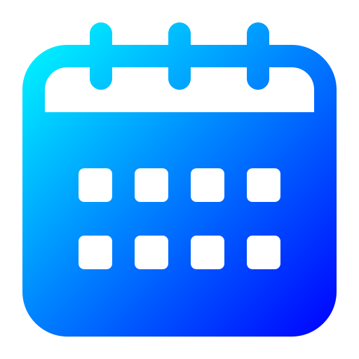 Calendar Generic Flat Gradient icon