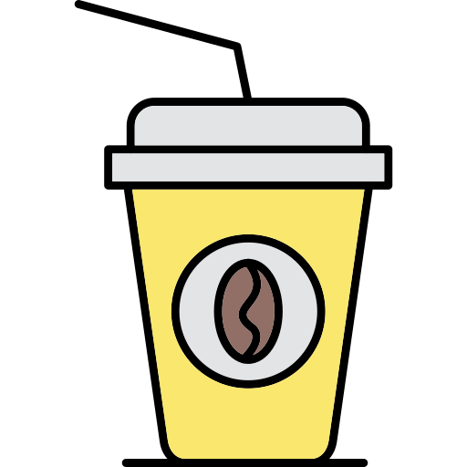 Coffee Generic Thin Outline Color icon