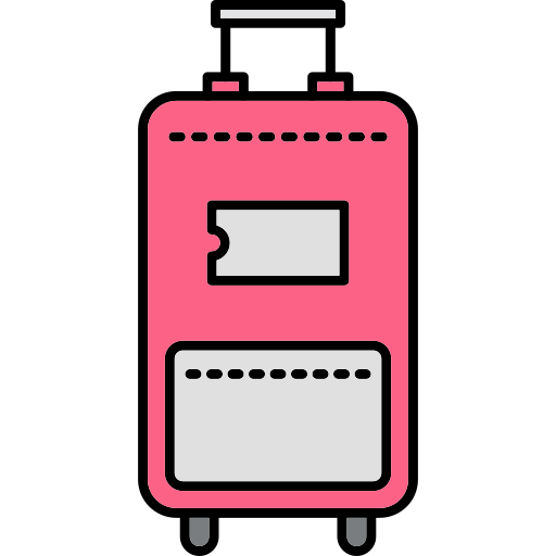 bolsa de viaje icono gratis