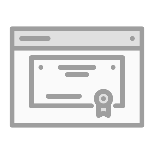 zertifikat kostenlos Icon