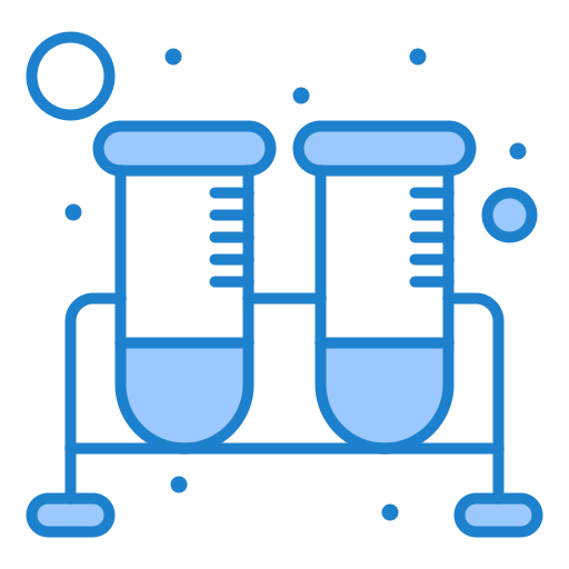 Test tube Generic Blue icon