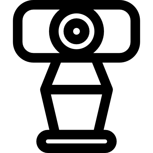 cámara web icono gratis