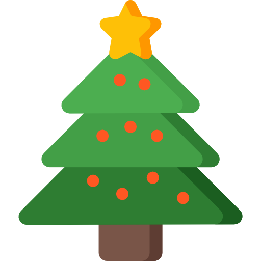 árbol de navidad icono gratis