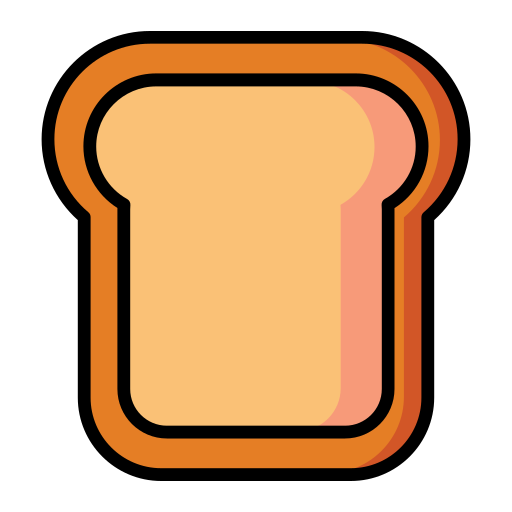 Bread Generic Outline Color icon