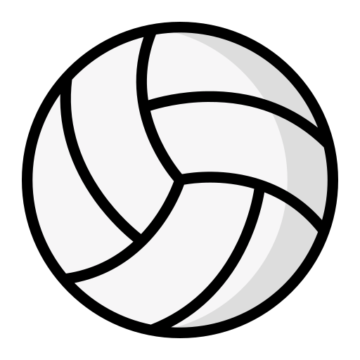 Pelota de voleibol - Iconos gratis de deportes y competición