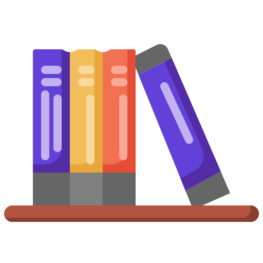 Bookshelf free icon