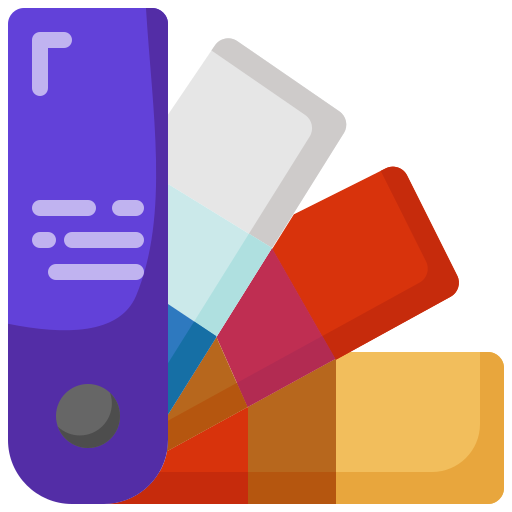 muestra de color icono gratis