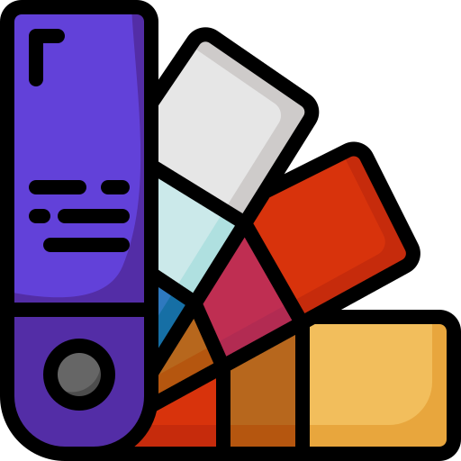 muestra de color icono gratis