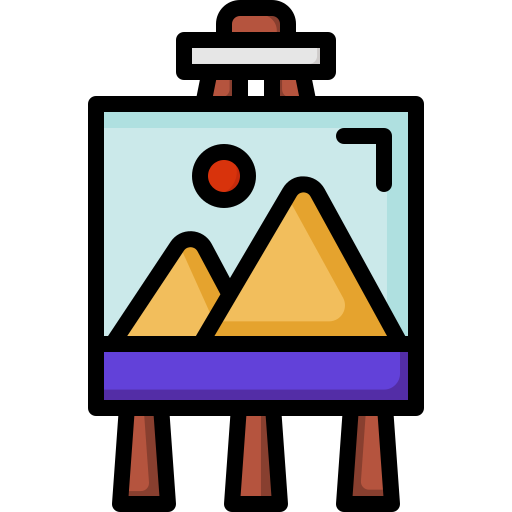 chevalet Icône gratuit