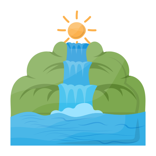 cascada icono gratis