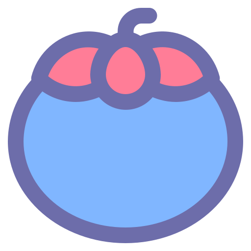 mangostán icono gratis