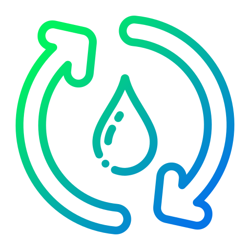 reutilizar el agua icono gratis