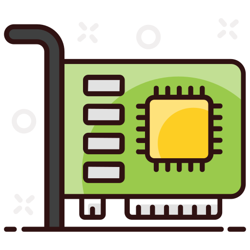 Graphic card free icon Graphic card free icon