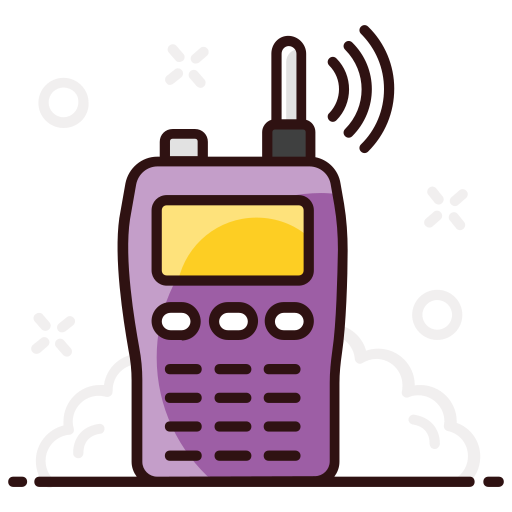 Walkie talkie Generic Outline Color icon