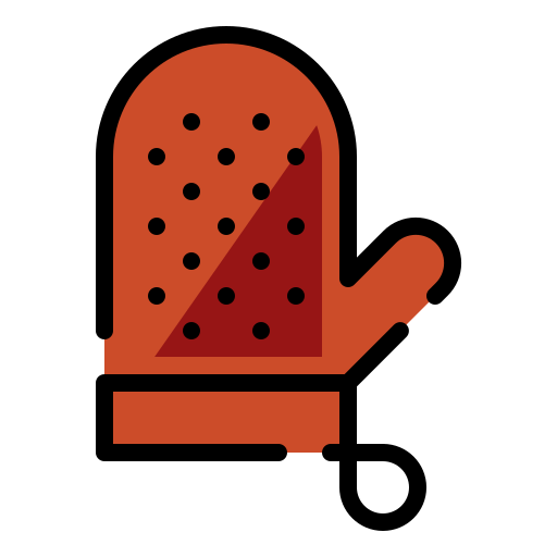 guante para el horno icono gratis