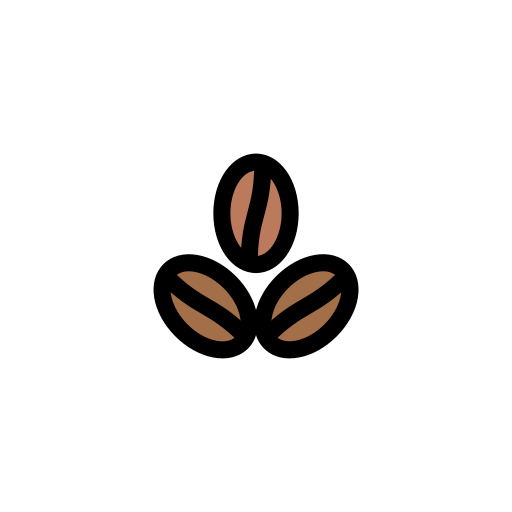 coffee-bean-vector-stall-lineal-color-icon