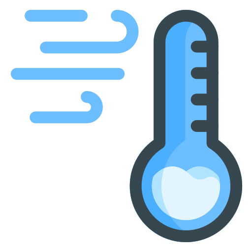 control de temperatura icono gratis