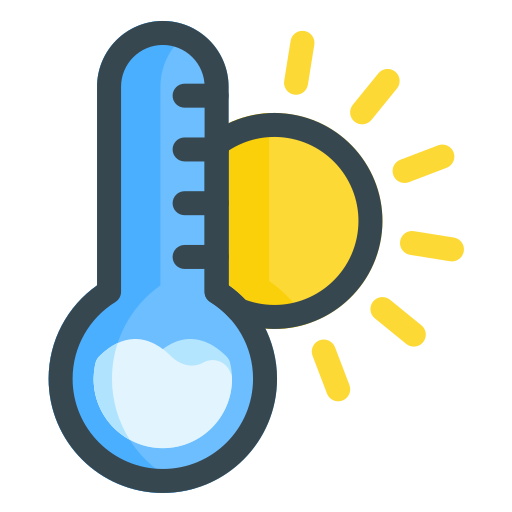 la temperatura icono gratis