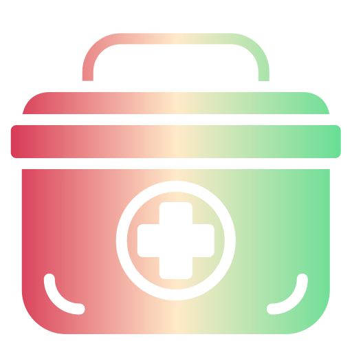 caja médica icono gratis