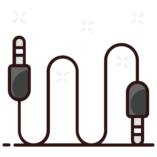 cable de sonido icono gratis