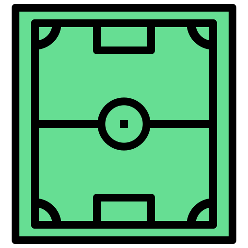 campo de fútbol icono gratis