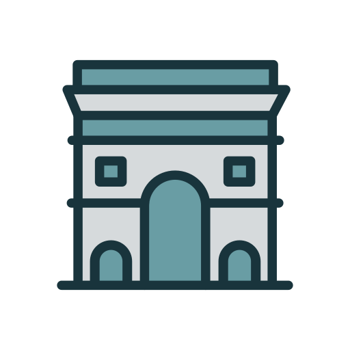 arco del triunfo icono gratis