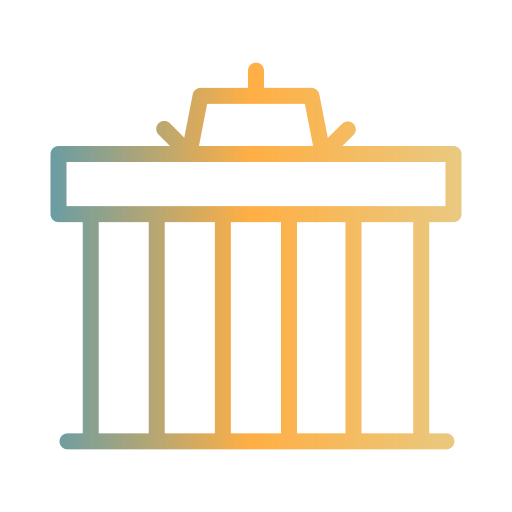 puerta de brandenburgo icono gratis