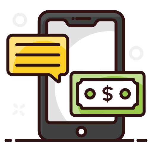 hablar de dinero icono gratis