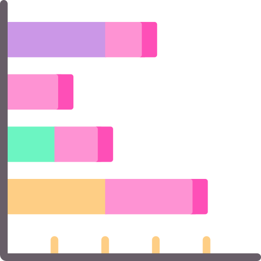 gráfico de barras icono gratis