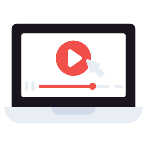 Online video Generic Flat icon