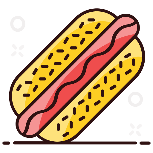 hot dog icono gratis