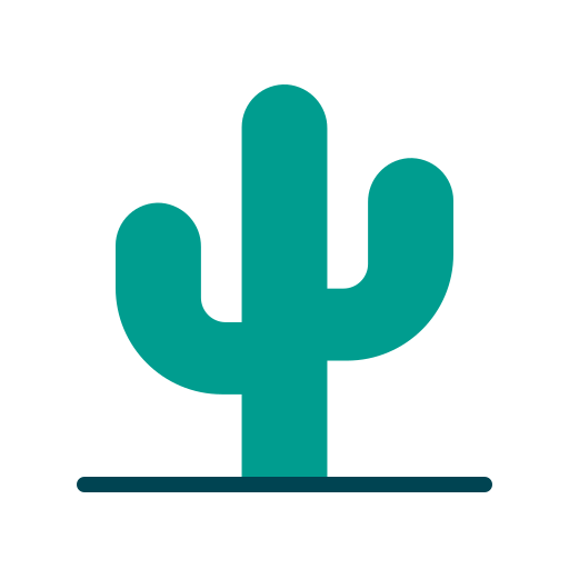 Cactus Good Ware Flat icon