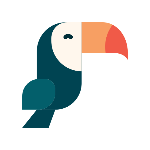 Toucan Good Ware Flat icon