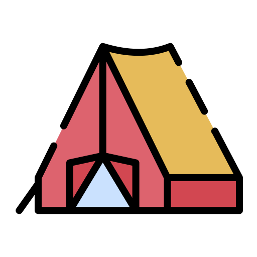 cámping icono gratis