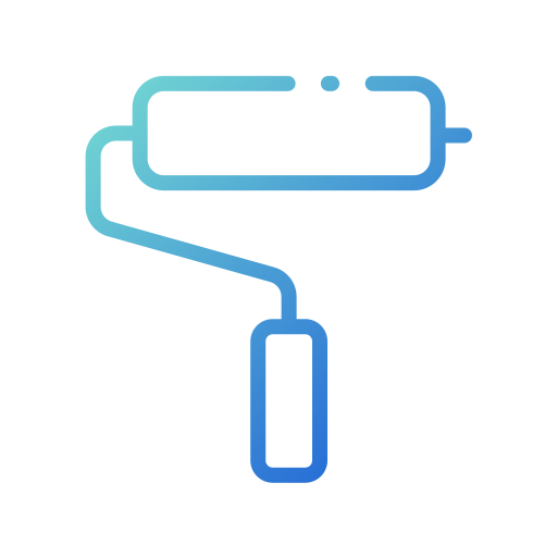 rodillo icono gratis