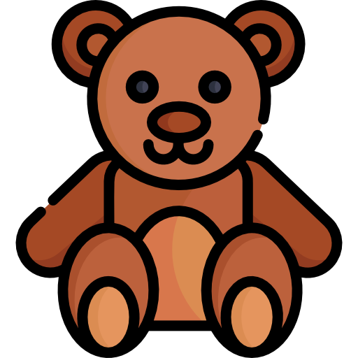 oso de peluche icono gratis