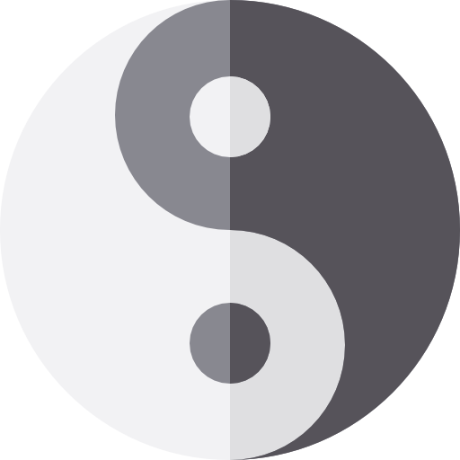 yin yang icono gratis