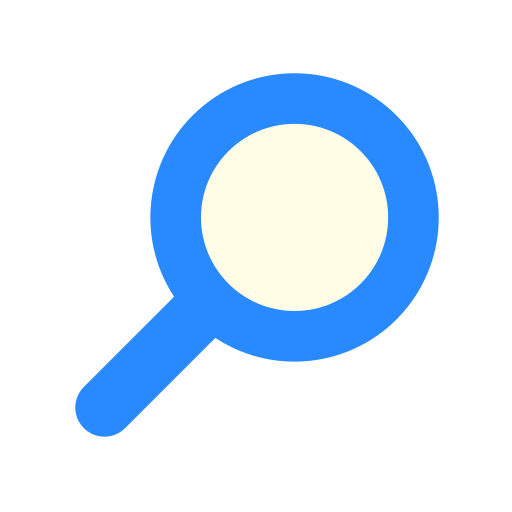 Magnifying glass Good Ware Flat icon