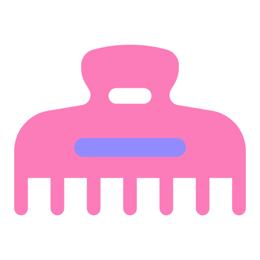 pinza para el cabello icono gratis