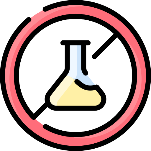 No chemical free icon No chemical free icon