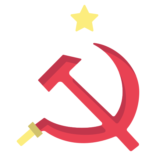 Symbol of communism with wreath wheat and star Vector Image