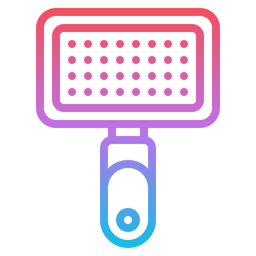 cepillo para mascotas icono gratis