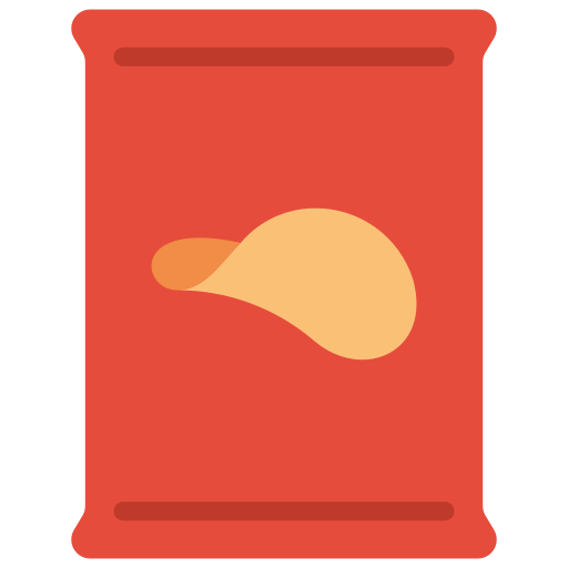 Crisps Basic Miscellany Flat icon