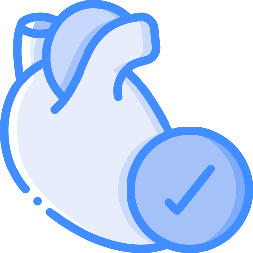 Healthy heart Basic Miscellany Blue icon