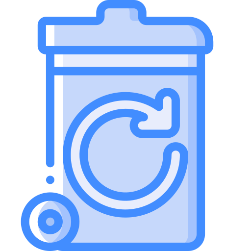 tacho de reciclaje icono gratis