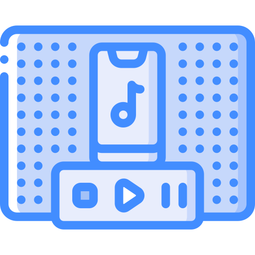 Speaker Basic Miscellany Blue icon