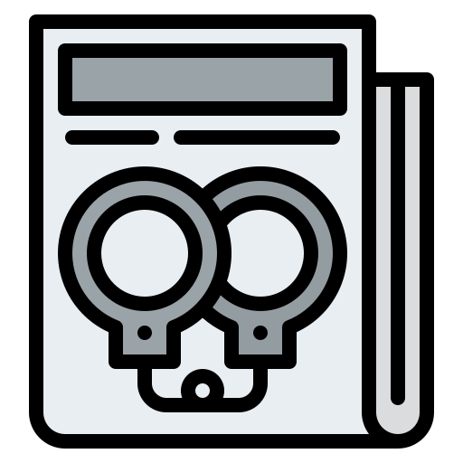 Crime news free icon Crime news free icon