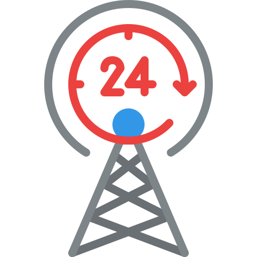 24 horas icono gratis