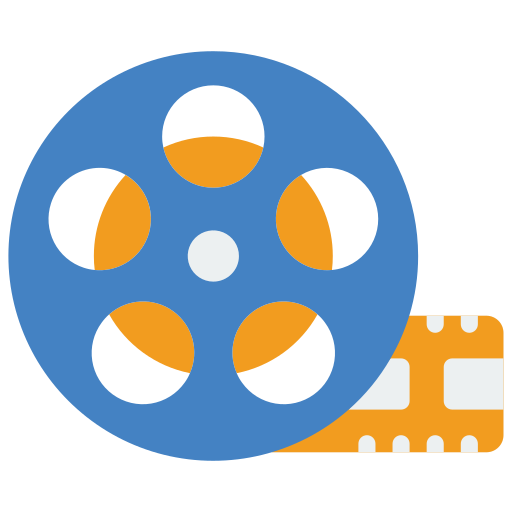 Film reel Basic Miscellany Flat icon