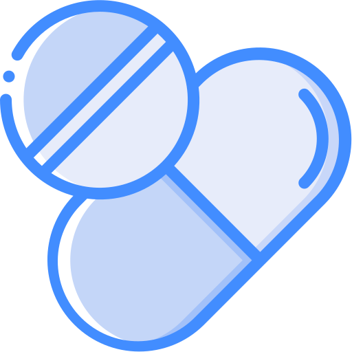 Pills Basic Miscellany Blue icon